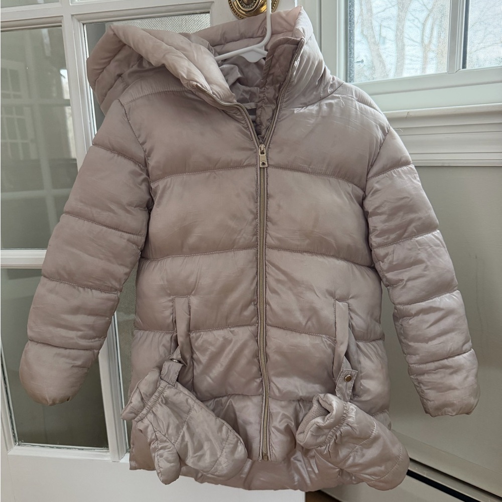 Mayoral Beige Puffer Jacket